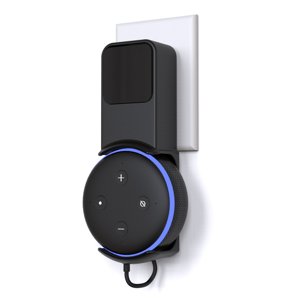 Suporte De Tomada Stand Amazon Alexa Echo Dot 3 Parede