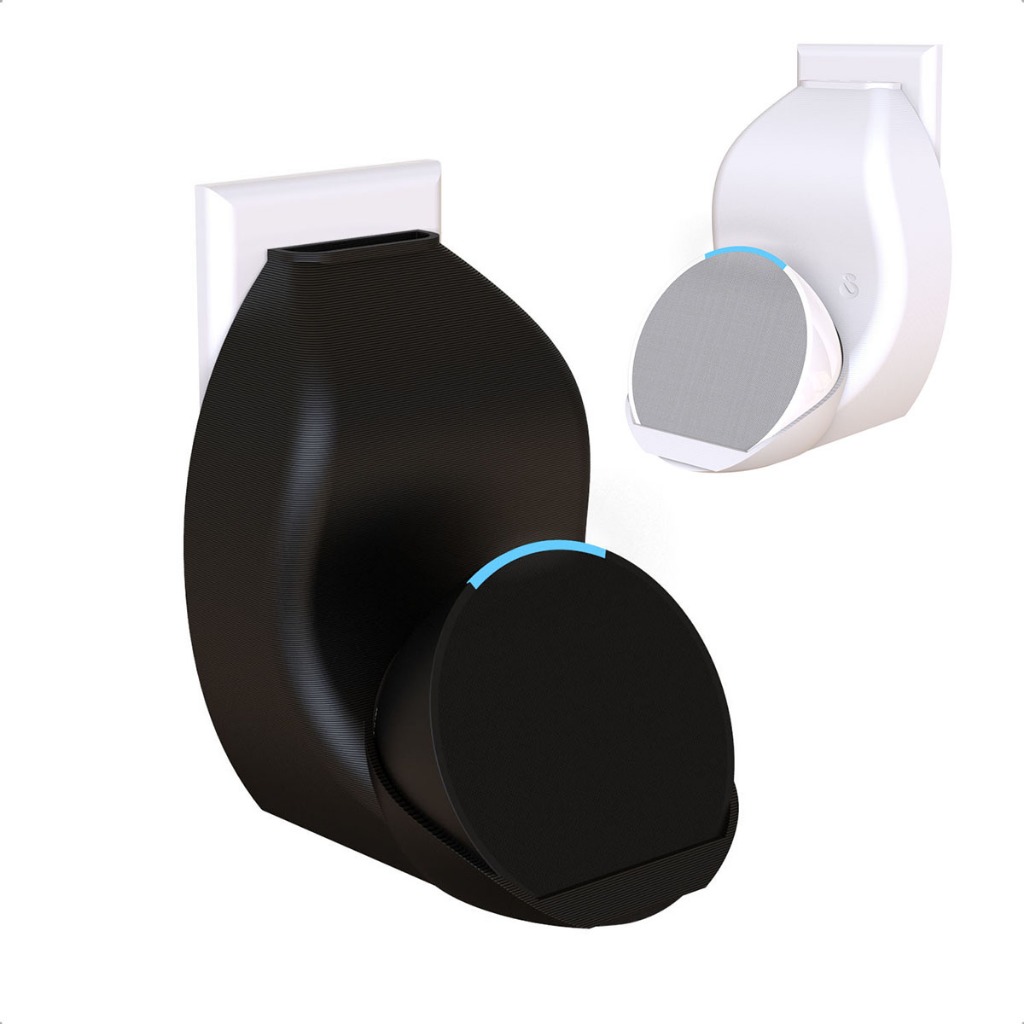 Suporte Alexa Echo Eco Pop para Tomada Vertical e Horizontal