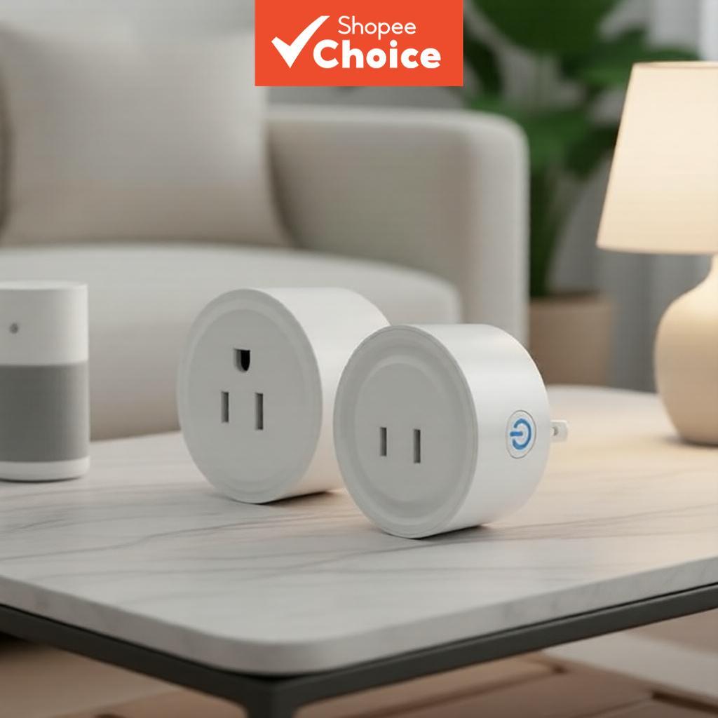 Tomada WiFi Inteligente De 2 Pinos Plana US Plug Suporte Tuya Smart Life App