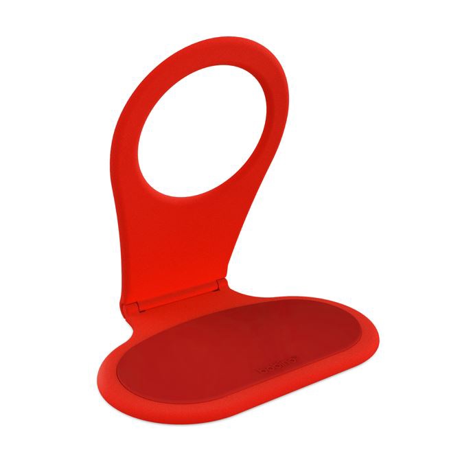 Suporte de Celular Dobrável Bobino para Tomada Vermelho - Universal e Portátil