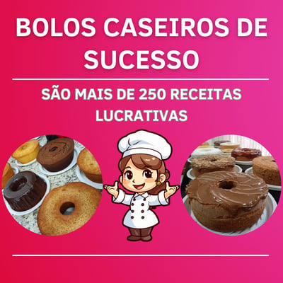 Curso bolos caseiros de sucesso