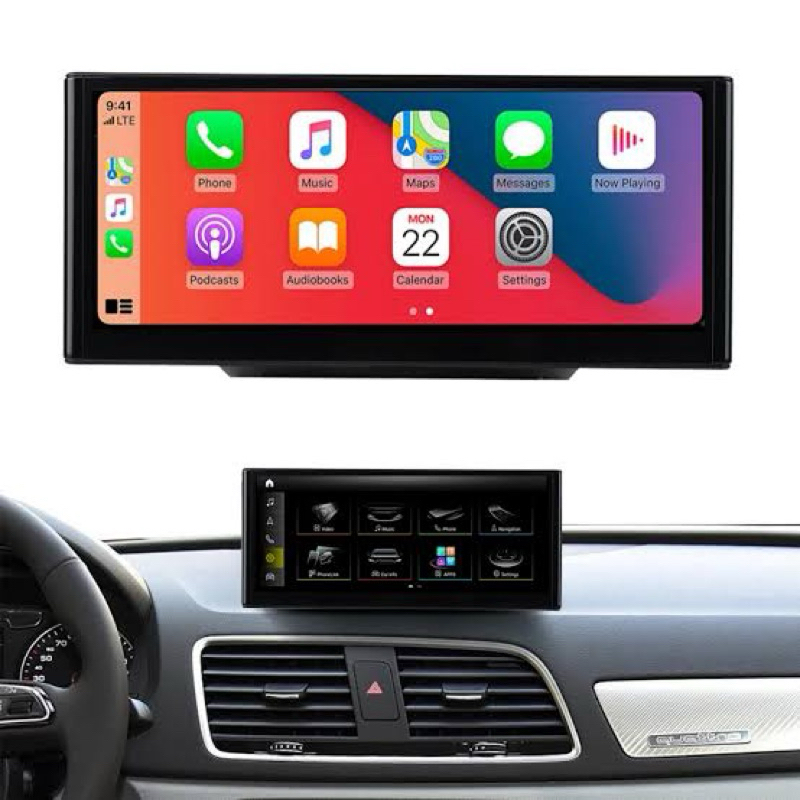 Multimídia Android Audi Q3  RMC Caplay Wifi 4g tela 10.25 touch camera de re 4gb ram octa core bt