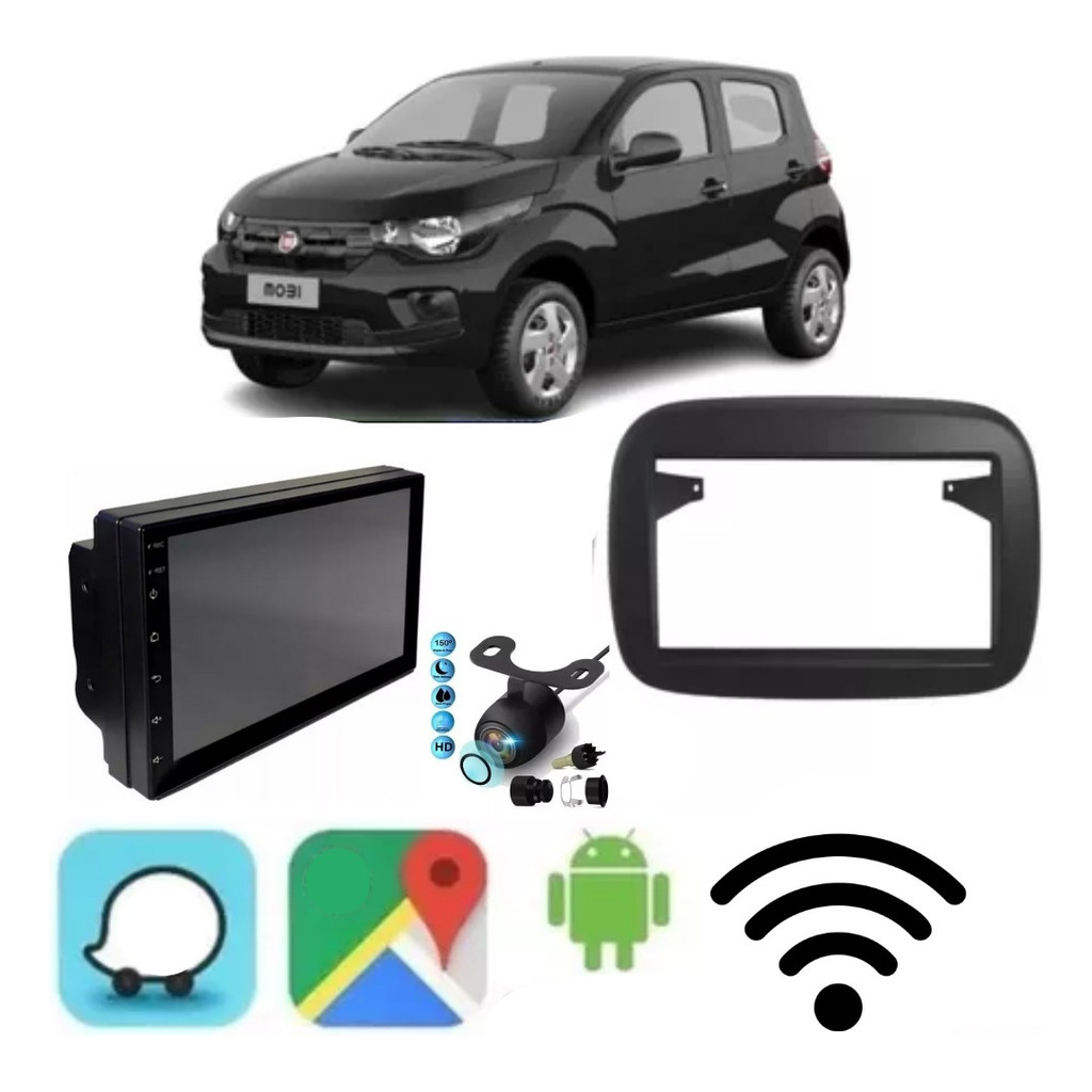 Mp5 Central Multimidia Android Gps Wifi Mobi + Camera De Ré