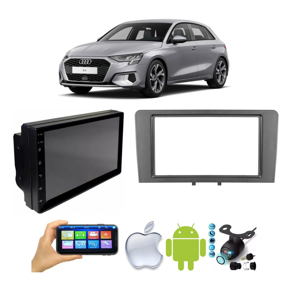 Mp5 Multimidia Android Gps Wifi 32gb Audi A3 + Camera