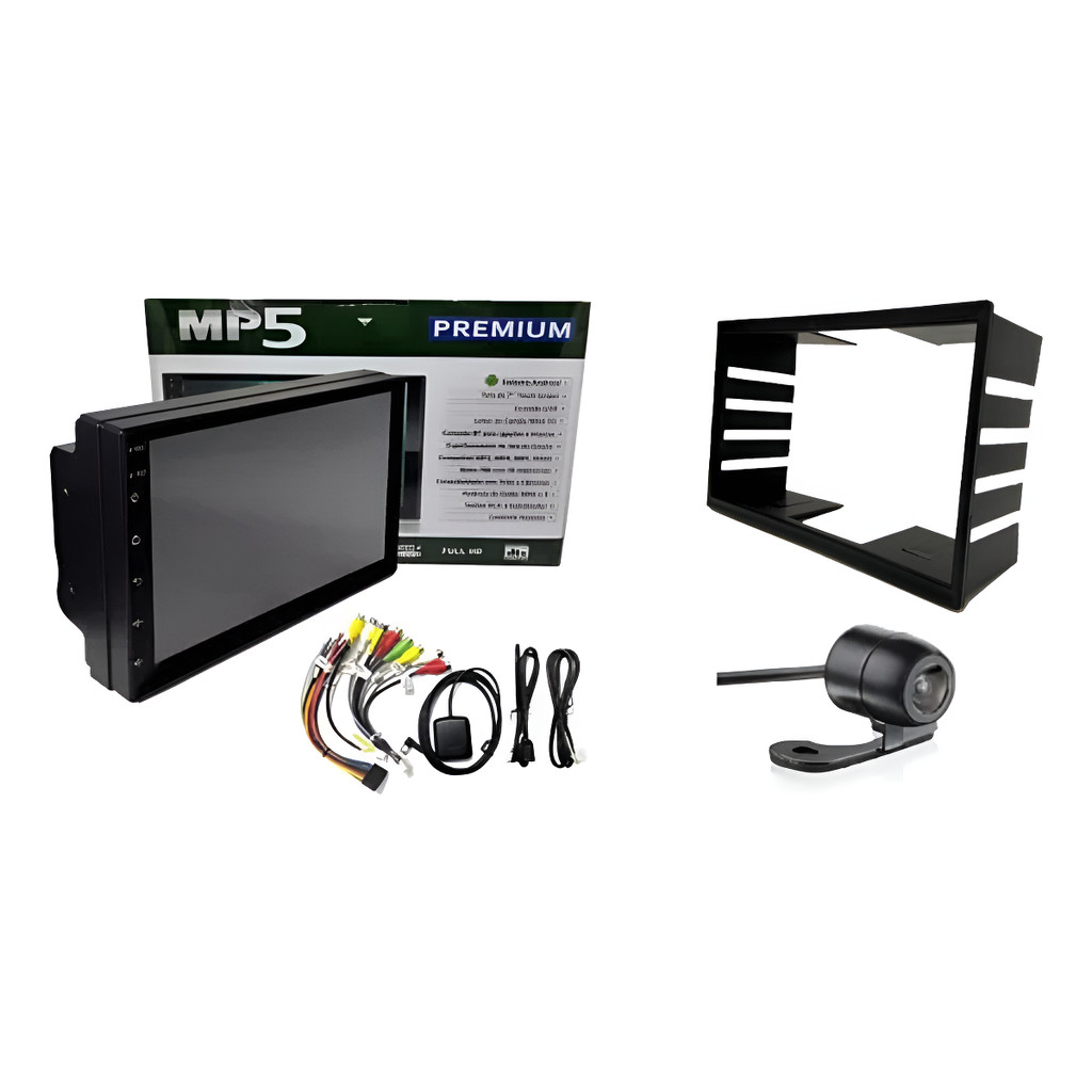 Mp5 Multimidia Fiesta Fox Android Gps Wifi Moldura E Camera