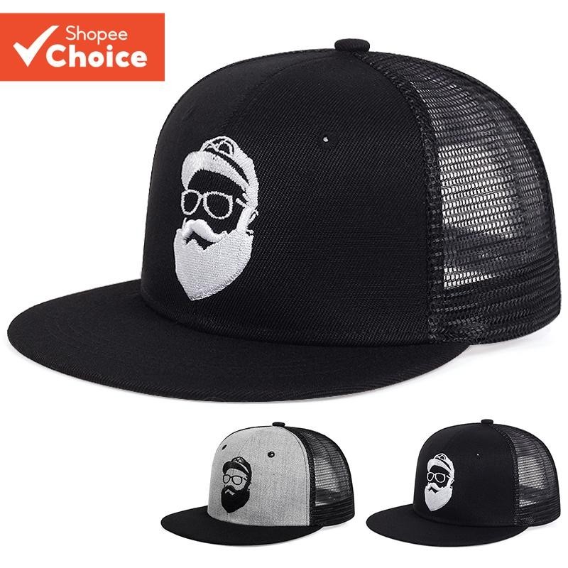 Unisexo Bordado De Barba Tio Chapéu De Baseball Hip Hop Ajustável Boné Spring Summer Outdoor Travel for Women Men