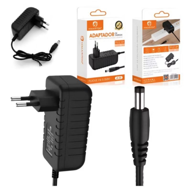 Fonte 9v 2.4a 5.5x2.1mm
Jk-03