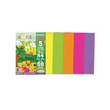 Papel Eco Cores Lumi A4 75g 50 Folhas Nova Print