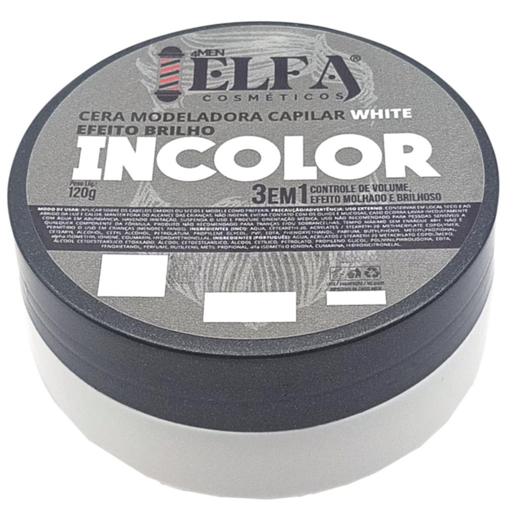 Pasta Modeladora Capilar Elfa Incolor 4 Man Extra Forte 120g