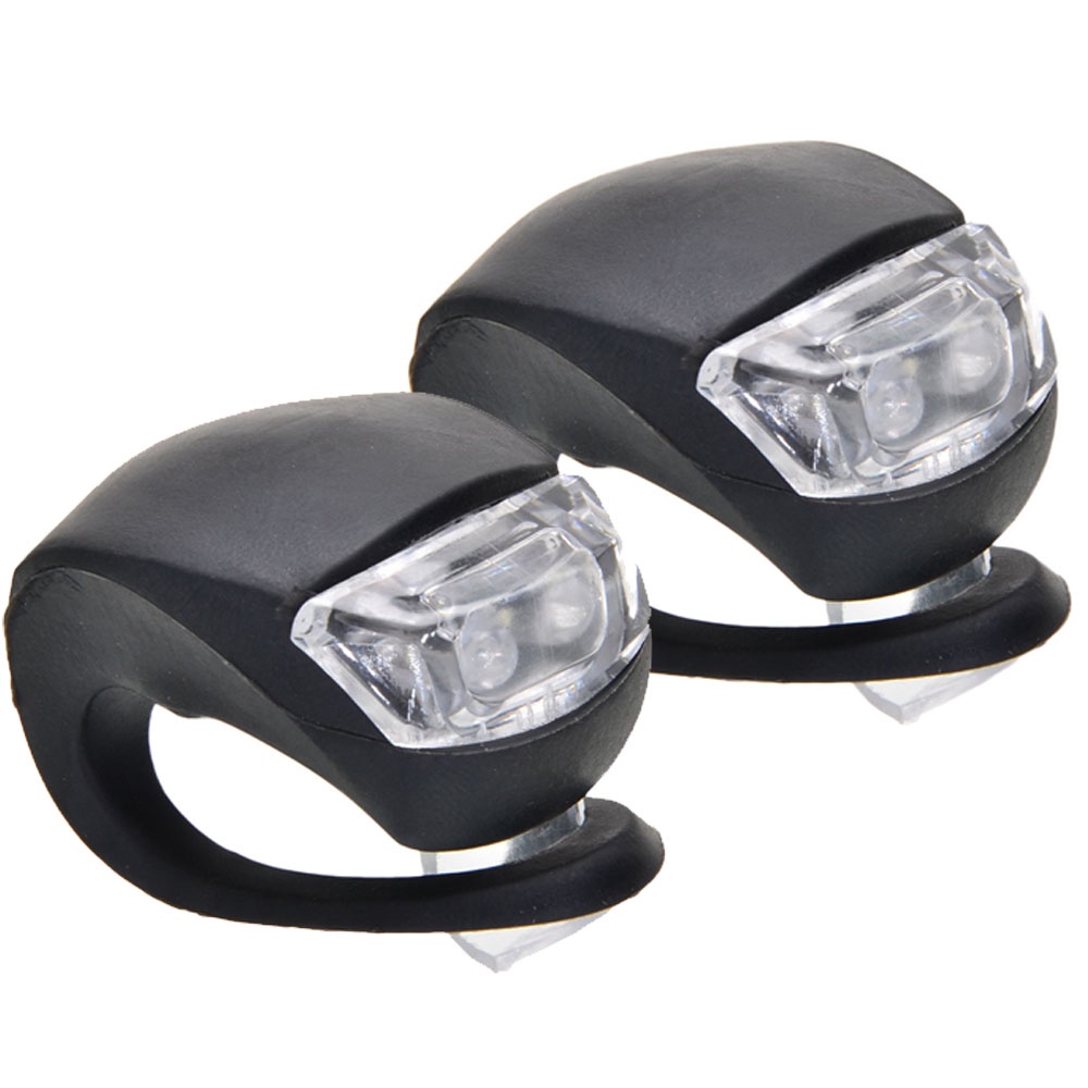Sinalizador Bike Lanterna Traseira Dianteira LED Duplo 2 Unidades
