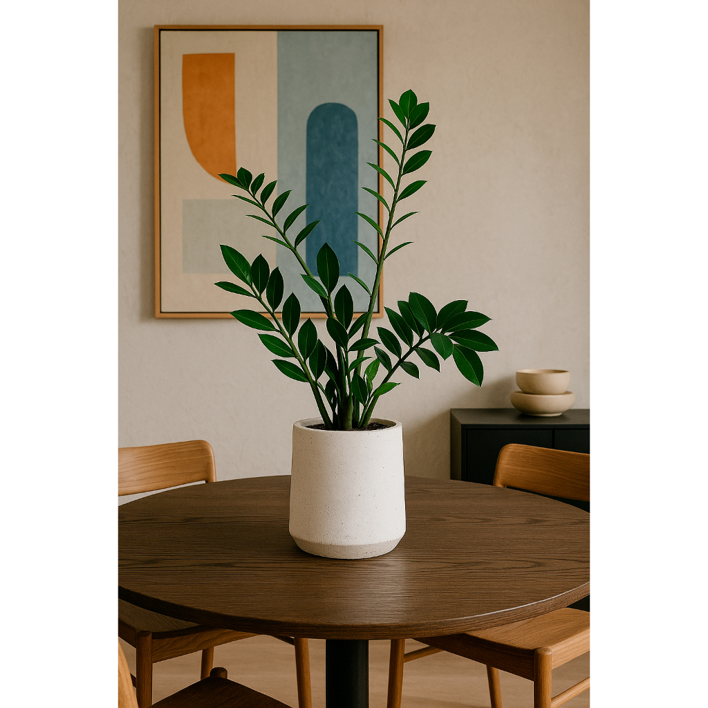 BAUZ Vaso Cachepot Decorativo em CImento Enfeite Sala Quarto 25cm Vaso Grande Para Plantas Concreto