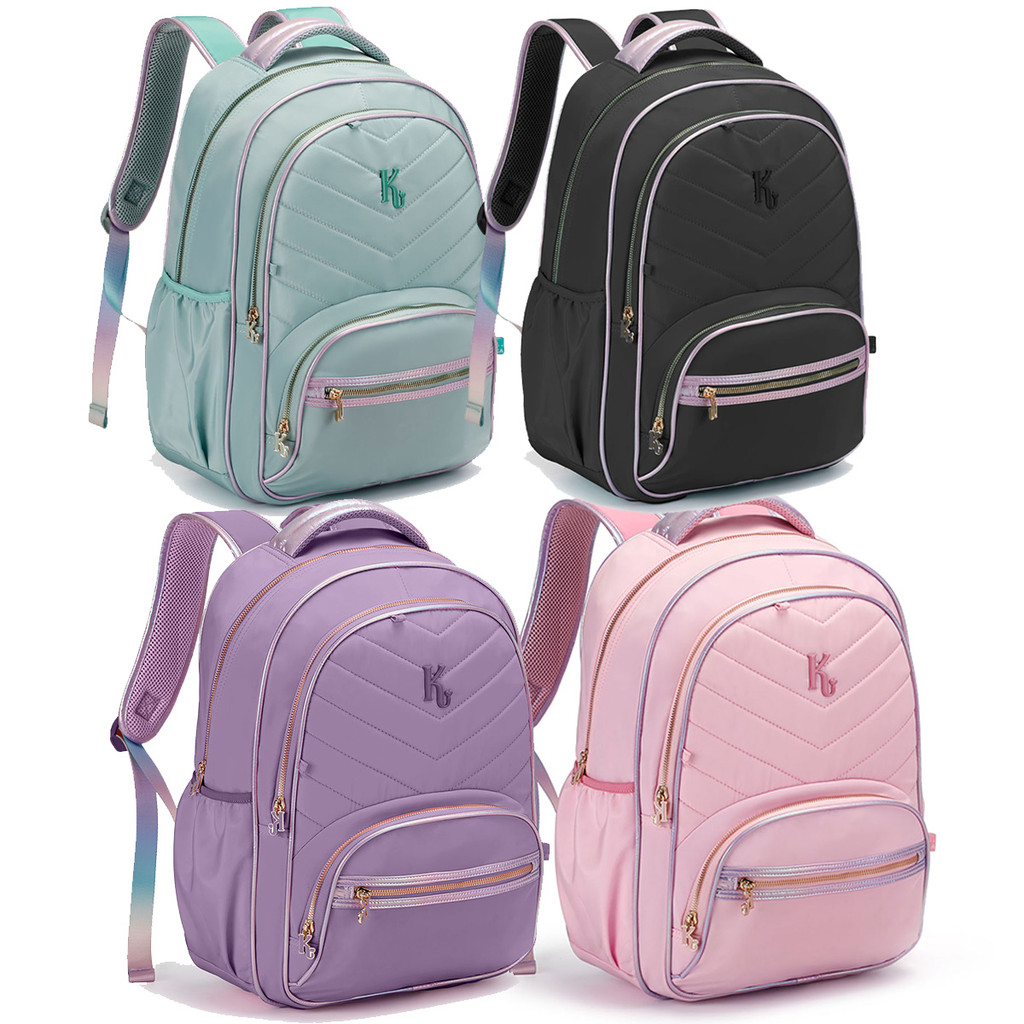 Mochila Kika Escolar Feminina Juvenil Adulta Costa Trabalho
