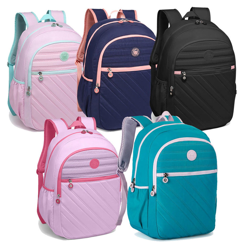 Mochila Feminina Kika Costa Chaveiro Menina Juvenil Adulta