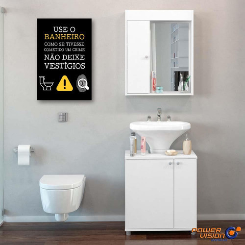 Placas Quadros Decorativas Banheiro Divertidas Frases Engraçadas
