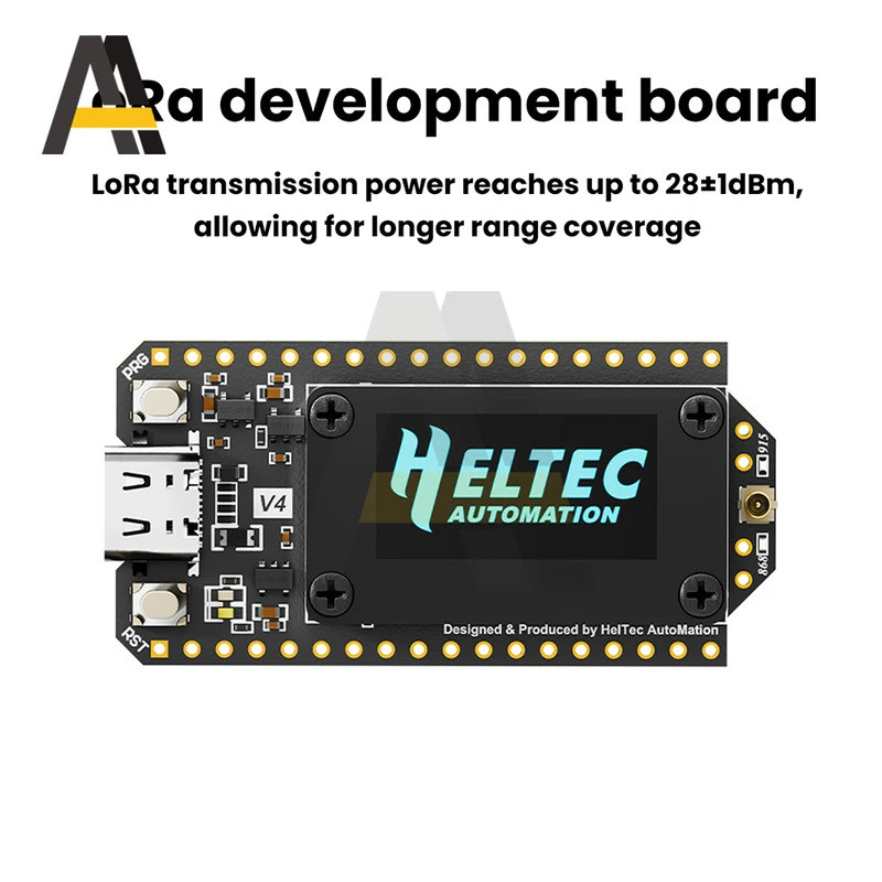 Nova Placa de Desenvolvimento Heltec V4 0.96 polegadas OLED Solar Powered LoRa 32 com GPS ESP32 SX1262 WiFi BLE de Baixo