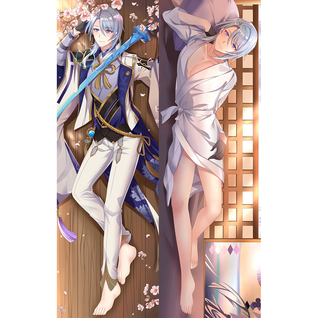 Genshin Impacto Kamisato Ayato Dakimakura Anime Fronha Dupla Face Impressão Em Tamanho Real Corpo Presentes De Cama