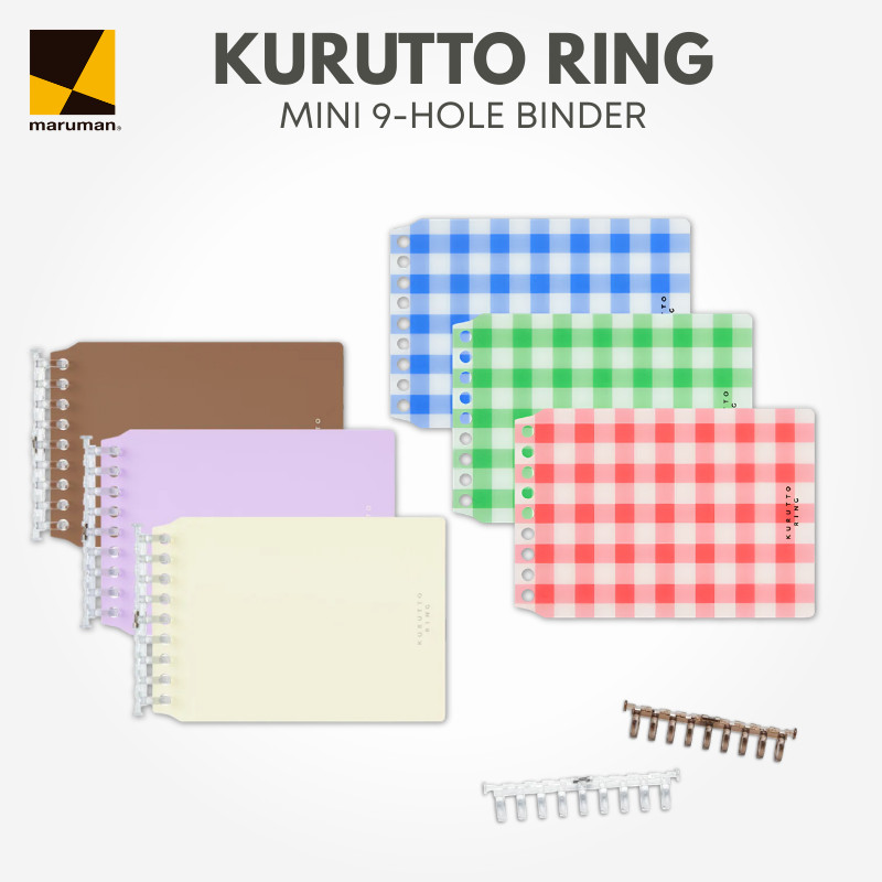 MARUMAN KURUTTO RING Mini Size 9-Hole Customizable Binder