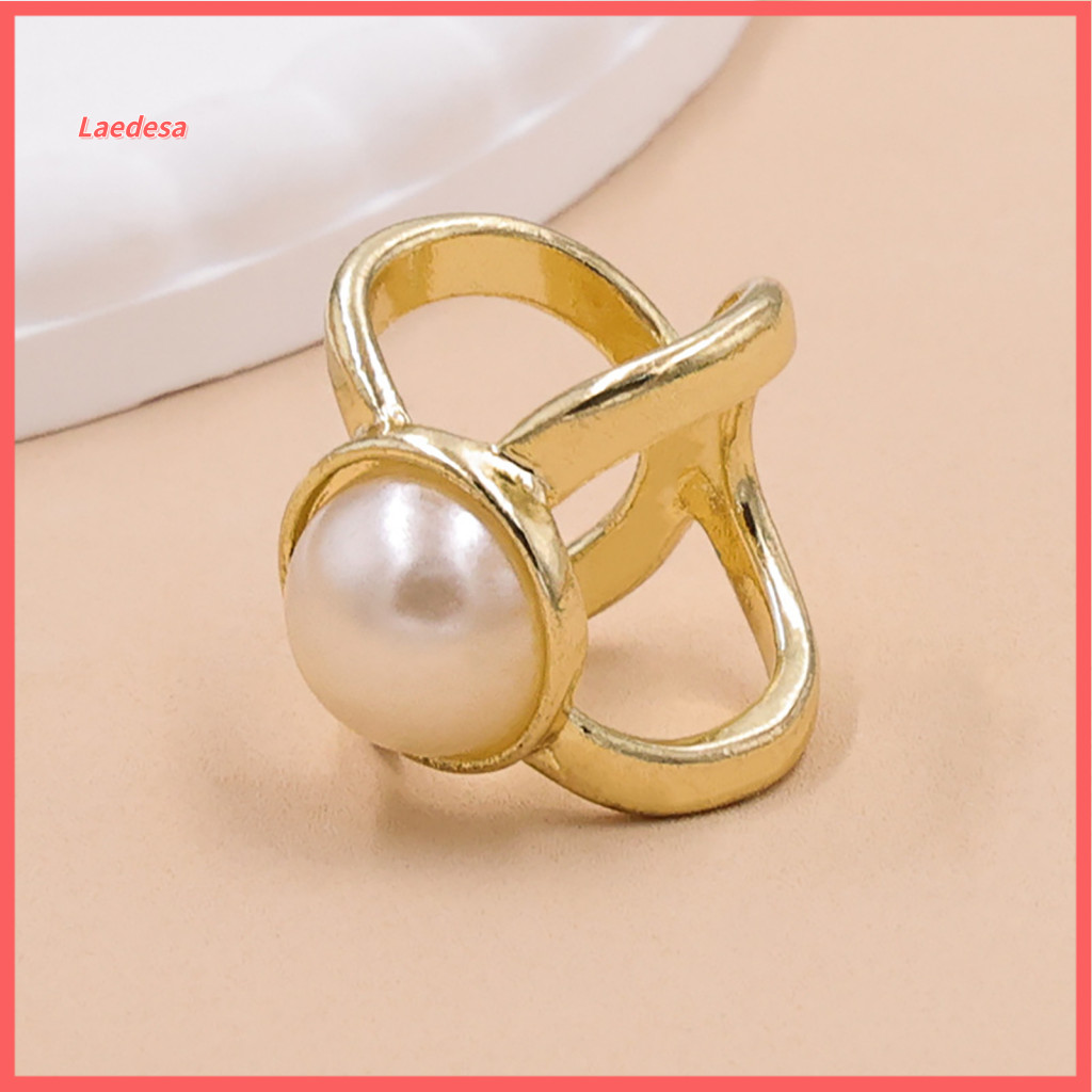 Scarf Ring Clip Knot Holder Metal Pearl Elegant Buckle for Women Decorative Pin Stylish Slide for Silk Scarves and for S