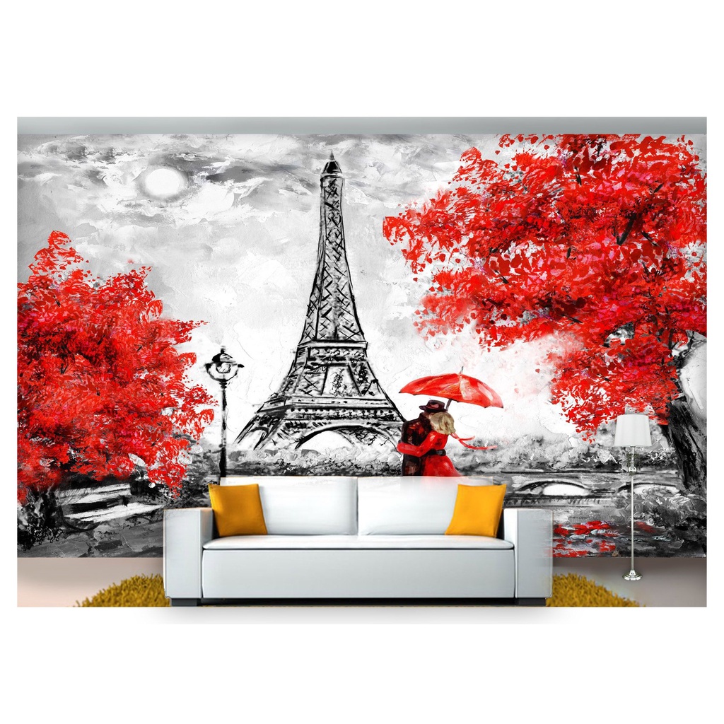 papel de parede Cidade Antiga Flores Paris 6m² CDA40