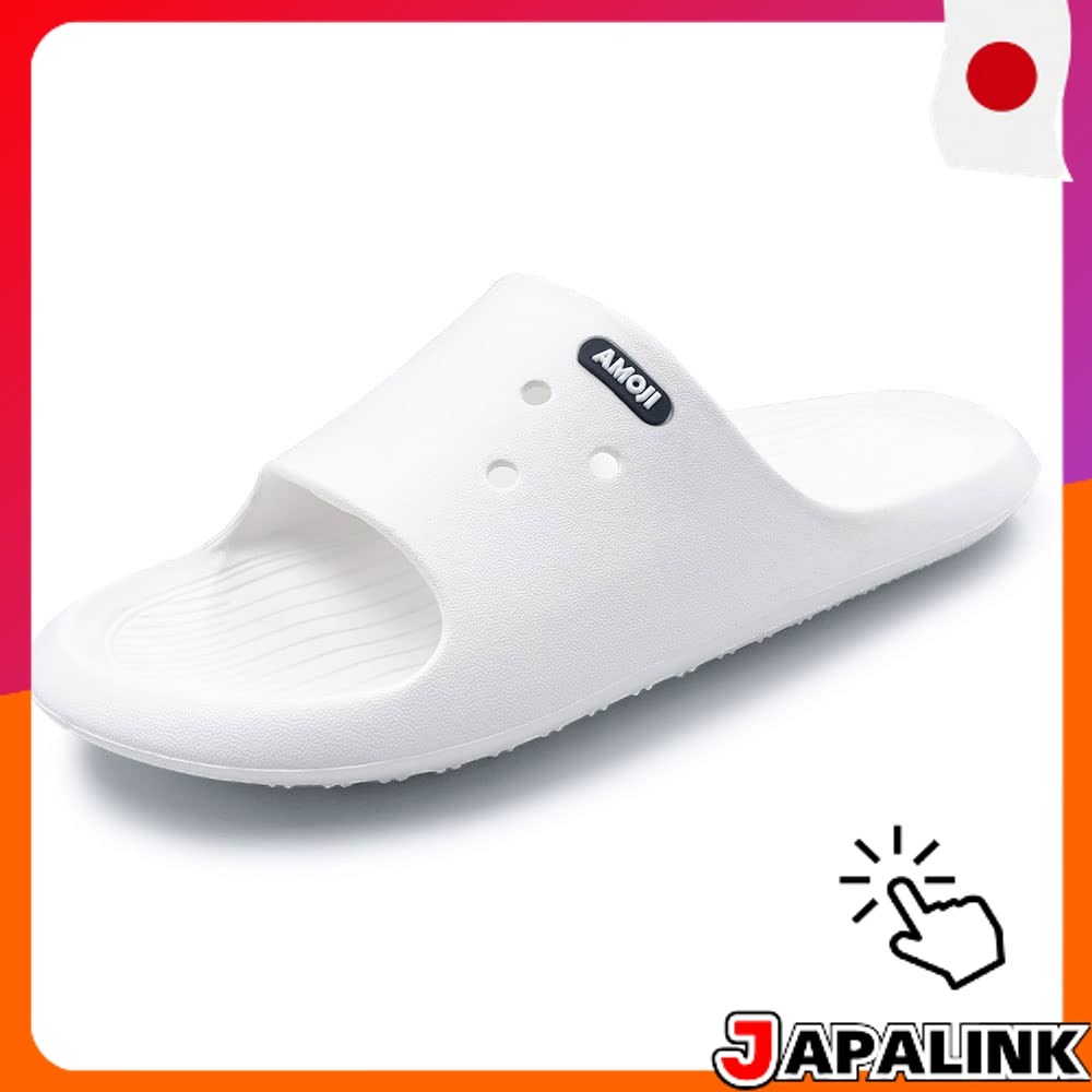 Amoji Sandália Slipper Masculina e Feminina, Chinelos de Banho, Slide, EVA, Conforto para Casa e Praia 【Direct from Japan】