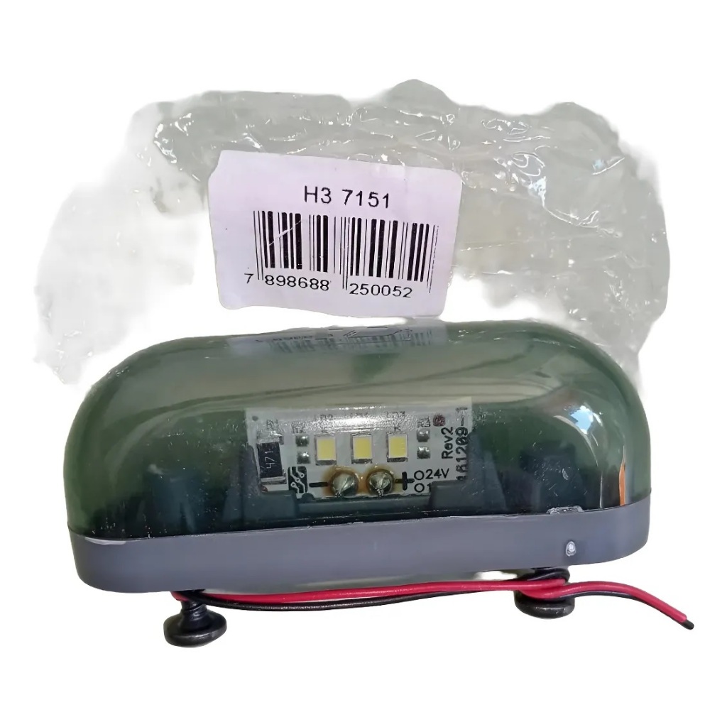 Lanterna Luz Placa Led Reboque Carretinha Carreta Bivolt H3