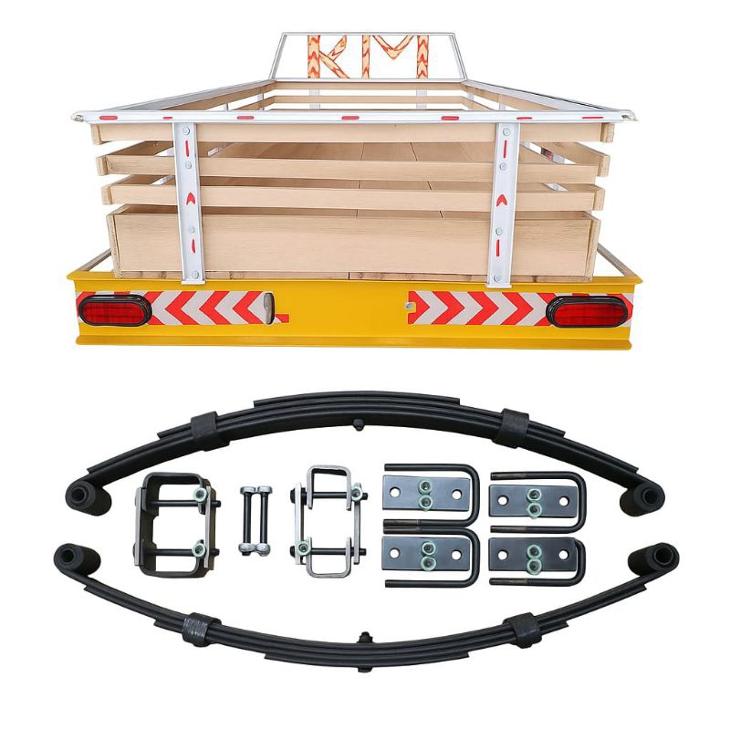 kit mola 550kg p/Carreta Reboque Carretinha trailer