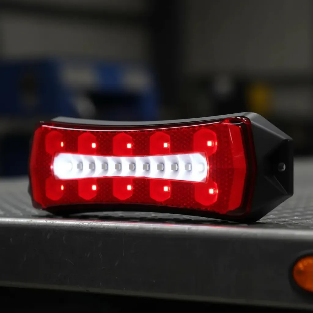 Par Lanterna Led Carretinha Carreta Reboque Slim P D'agua