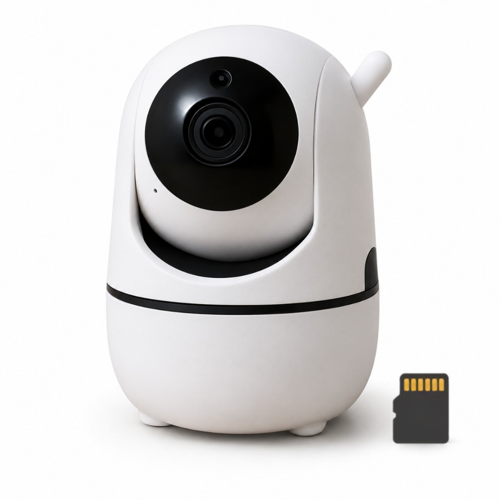Kit Câmera De Segurança Wifi Ip Audio E Sensor Movimen 360 Graus