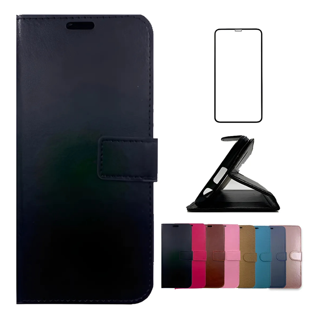 Pel. Full Cover 3d + Case Capa De Proteção Carteira Flip Do Galaxy A26 5g