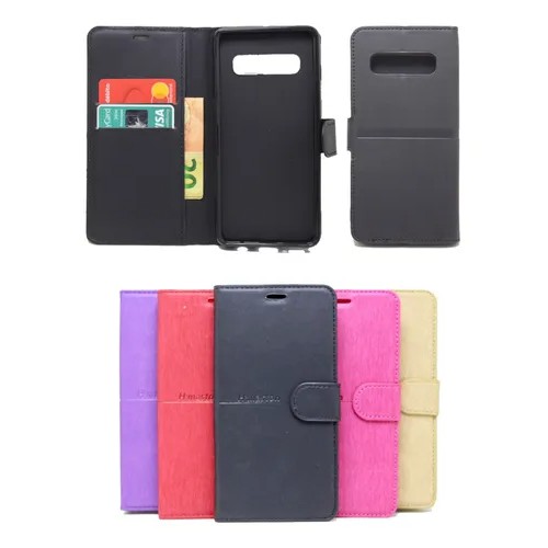 Capa Carteira Flip Case Galaxy S10 6.1 Cores + Pel. Gel