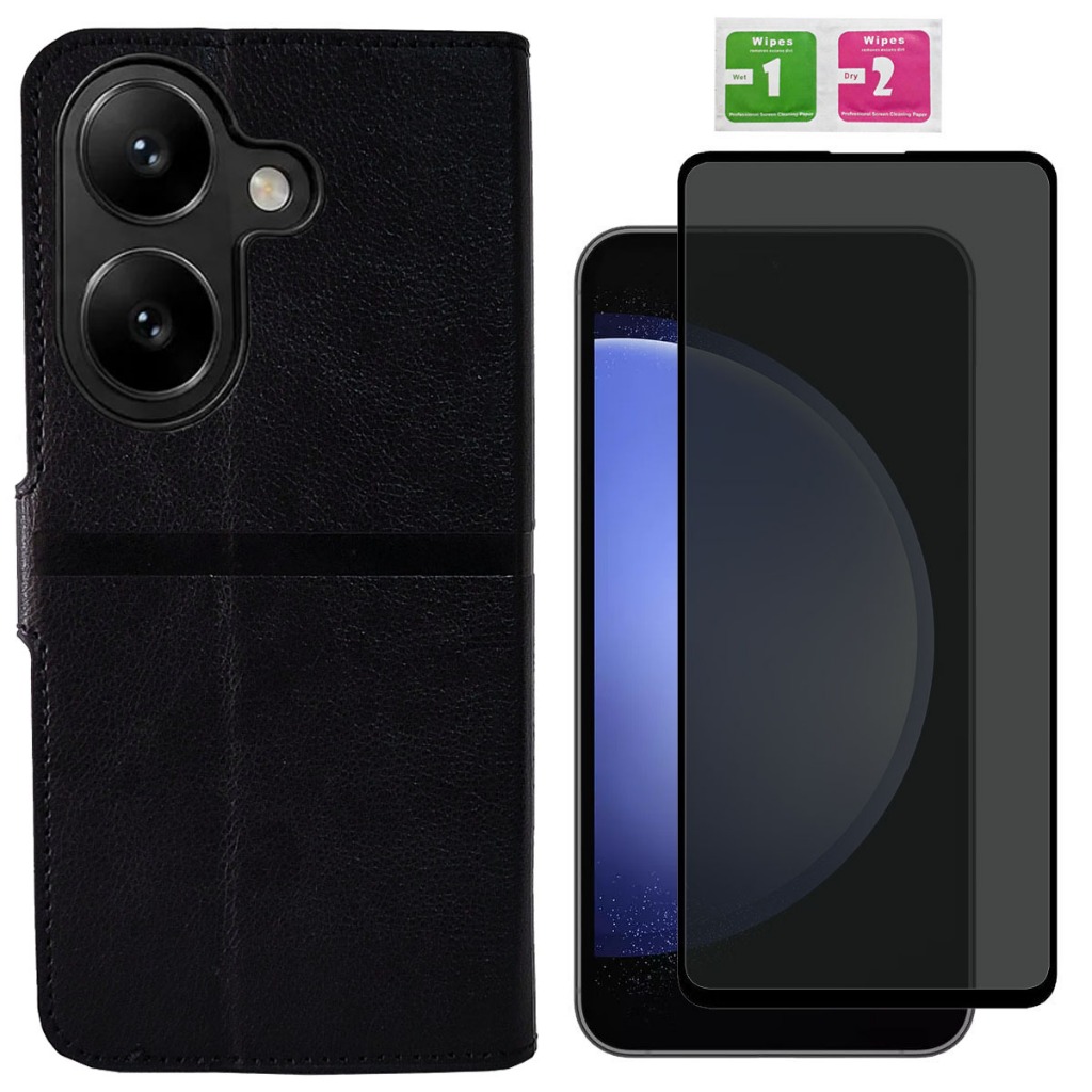 Capa Capinha Case Flip Carteira + Pel Privativa 3d Para Xiaomi Poco X8 Pro