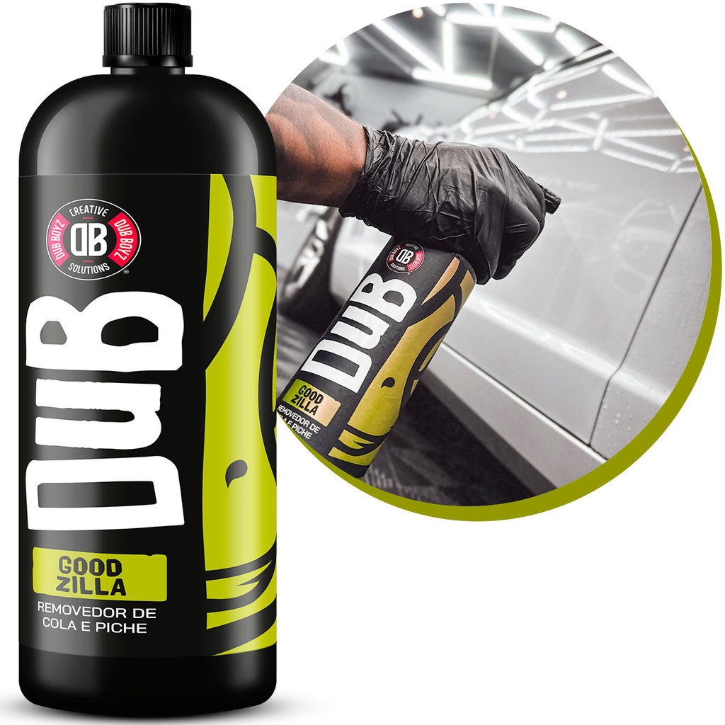 Dub Boyz Goodzilla Removedor de Cola Piche 1,5L Adesivo Automotivo Limpeza Carro Moto Profissional