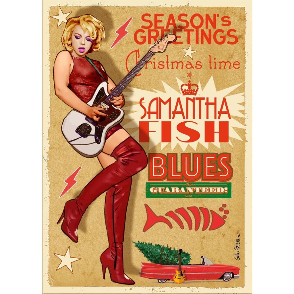 Pôster Retrô   -  Samantha Fish -  Art Decora   -  33 Cm X 48 Cm