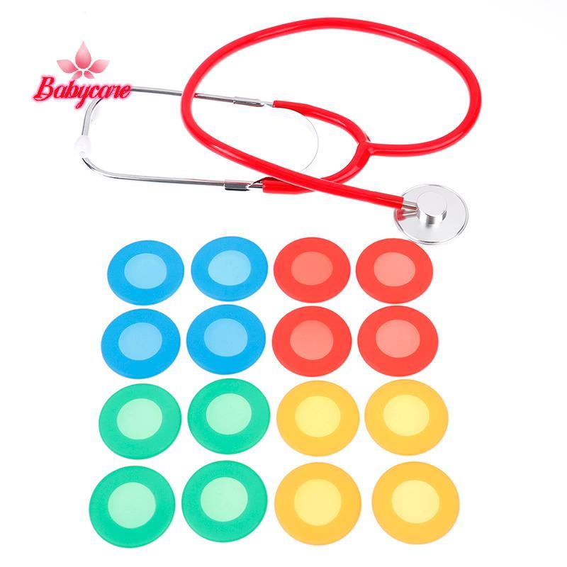 BYCE > 4 Pçs/set Portátil Silicone Macio Estetoscópio Diafragma Cabeça Capa Acessórios Novo