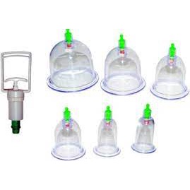 6 pçs / set Chinês Saúde Médica Vacuum Body Cupping Terapia Massagem com Copos
