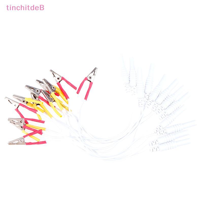 [TinchitdeB] 12 Pçs/Set Jacaré Clipe Cabo Instrumento Eletrônico De Tratamento De Acupuntura [Novo]