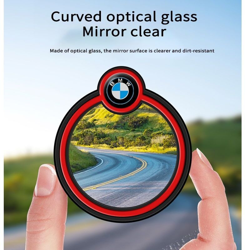 [2 peças] 360 °       Espelho retrovisor lateral do carro, espelho auxiliar retrovisor grande angular de alta definição