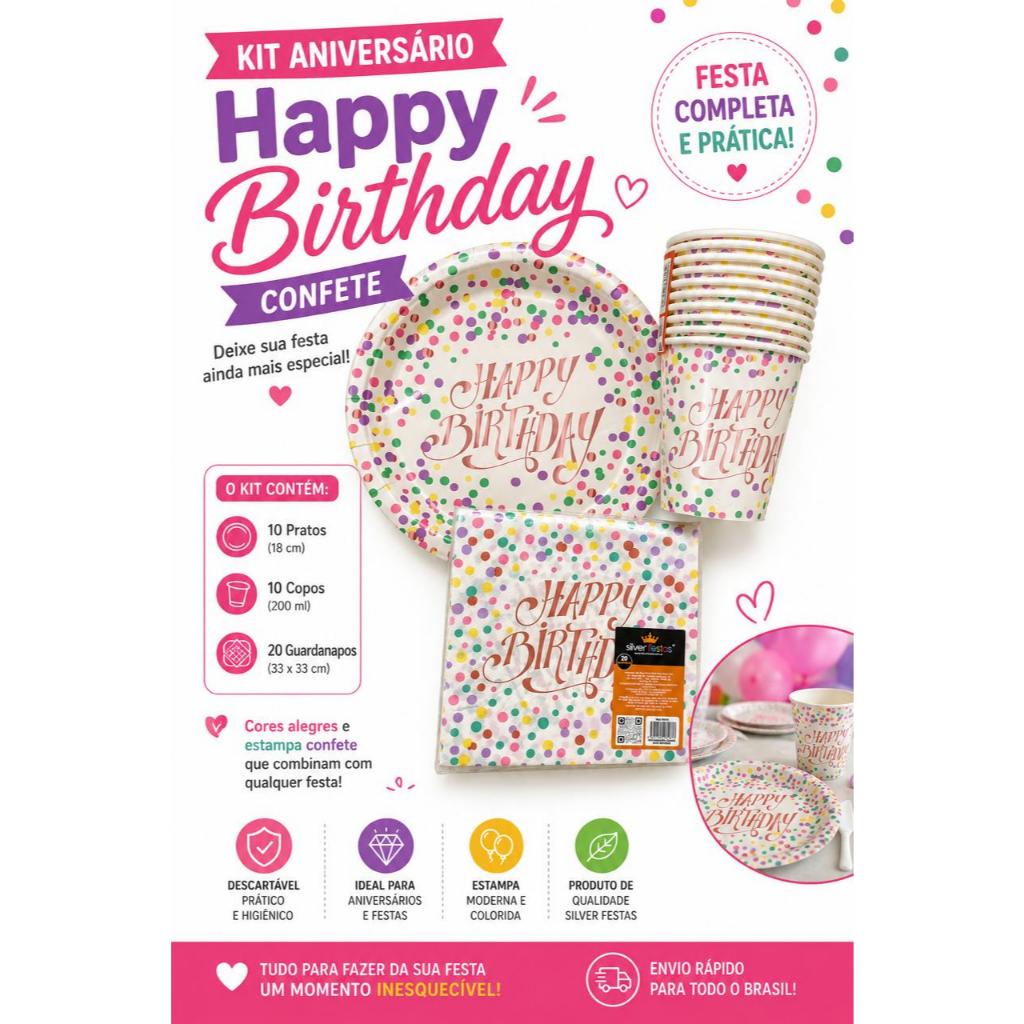 KIT ANIVERSARIO HAPPY BIRTHDAY