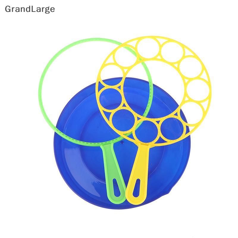 [GrandLarge] Crianças Grandes Bolhas Varinha Kit Brinquedos Fantasia Bolha Círculo Adereços Interação Pai-Filho Ao Ar Li
