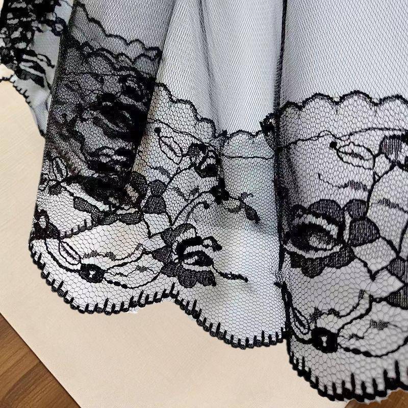 [GrandLarge] Véu De Noiva De Renda De Duas Camadas Véus De Casamento Com Curtos Fantasia De Cosplay Acessórios Para Cabe
