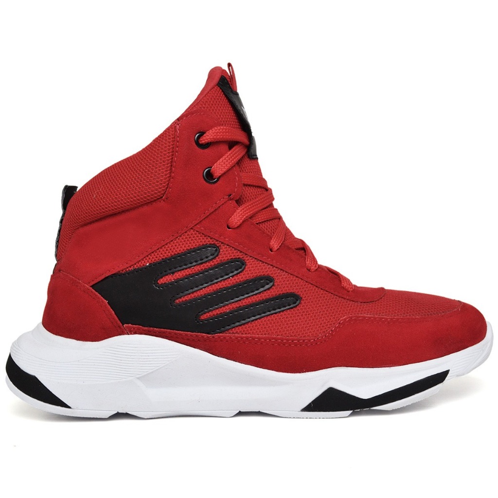 Tênis Ranclafe Basquete Eco Masculino Cano Alto Confortável Estilo Street Casual