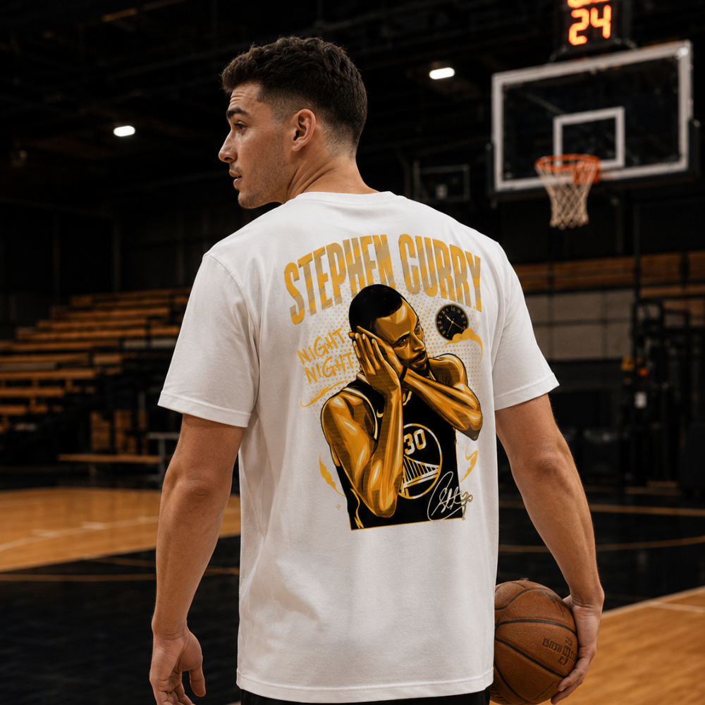 Camiseta Streetwear Masculina Basquete Estilo de Rua 100% Algodão