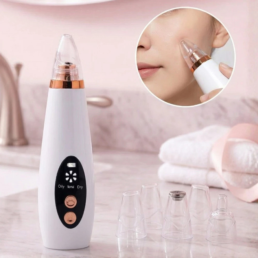 Blackhead Remover Pimple Cleaning Pore Sucker Acne Suction Usb Rechargeable