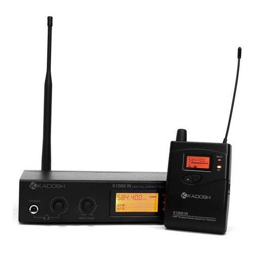 Monitor In Ear Kadosh K1000 UHF Wireless Retorno Palco