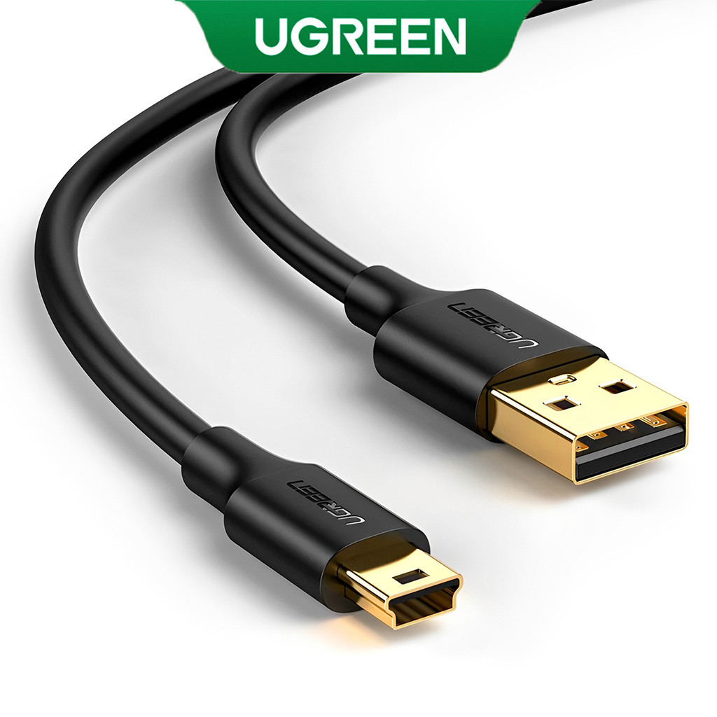 UGREEN Cabo Usb A 2.0 para Mini Usb 5 Pinos 3Metros Preto