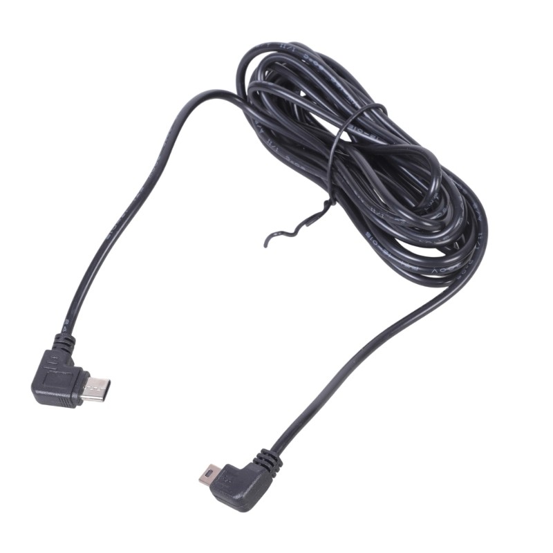 MR 340cm Ângulo Direito Type C Para Mini Cabo De Carregamento USB Navegação De Câmera De Carro