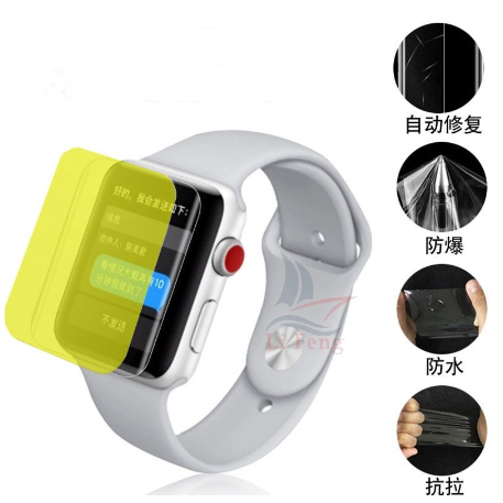 PELICULAS DE HIDROGEL para serie 1,2,3,SE,4,5,6,7,8, iWatch, watch4, e watch6, Active 2, GTS, GTR