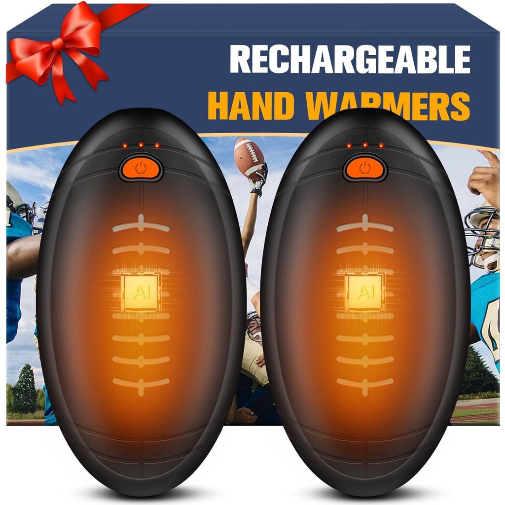 Hand Warmers Rechargeable,2 in 1 Electric Hand Warmer for Outdoor Indoor,Electric Warmers,AI Rechargeable Hand