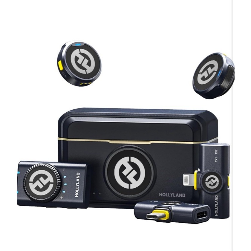 Microfone Hollyland Lark M2 Duo Combo Duplo Para 2 Pessoas