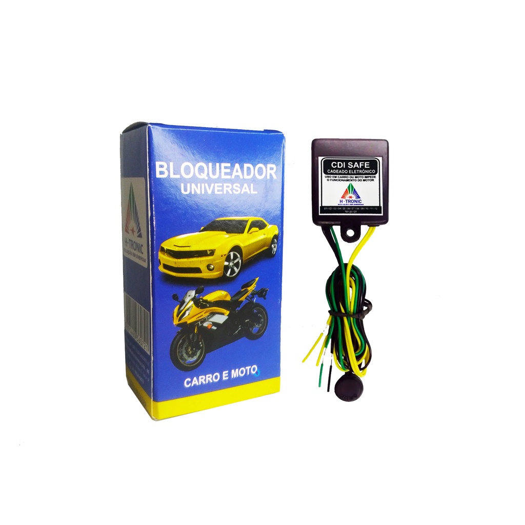 Bloqueador Veicular Automotivo Antifurto Carro Moto 12v